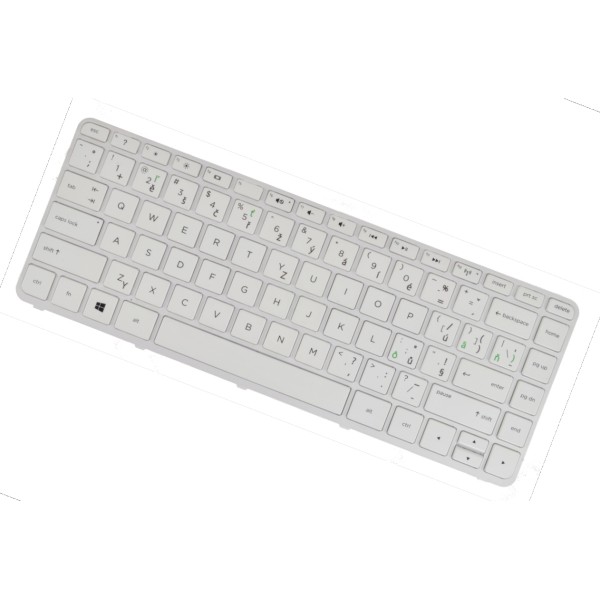 Klawiatura do laptopa z ramą HP Pavilion 14-N CZ/SK biała