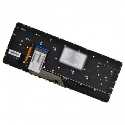 Klawiatura do laptopa HP Spectre 13 CZ / SK srebro, bez ramki, podświetlany