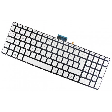 Klawiatura do laptopa HP ENVY x360 m6-W102DX srebro, bez ramki, podświetlany, UK