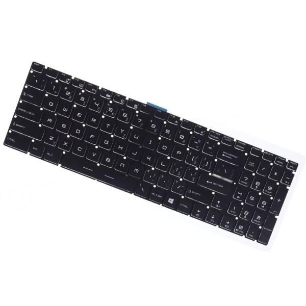 Klawiatura do laptopa MSI GE72 2QF-233CZ Apache Pro czeska czarna bez ramki
