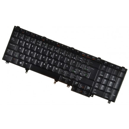 Klawiatura do laptopa Dell  Precision M6800 CZ/SK czarna trackpoint