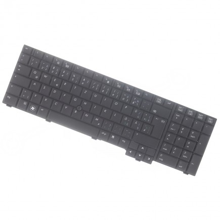 Klawiatura do laptopa HP kompatibilní V104826AK1 CS CZ/DE czarna trackpoint