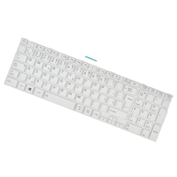 Klawiatura do laptopa biały, z ramką Toshiba Satellite C70D-A-11Q CZ/SK