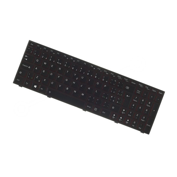 Klawiatura do laptopa Kompatibilní Lenovo 25205409 CZ/SK czarny, podświetlany