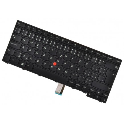 Klawiatura do laptopa Lenovo ThinkPad E470 CZ/SK czarna trackpoint
