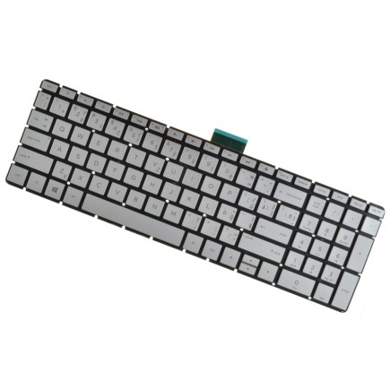 Klawiatura do laptopa HP ENVY 17-AE CZ / SK srebro, bez ramki, podświetlany