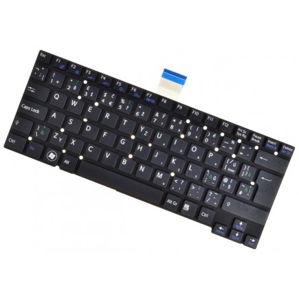 Klawiatura do laptopa Sony Vaio SVT1112C5E czeska czarna bez ramki