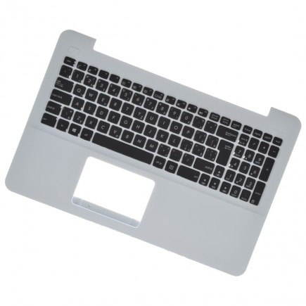 Klawiatura do laptopa Asus X554LJ-X0076H CZ / SK biała, Palmrest, Bez touchpada