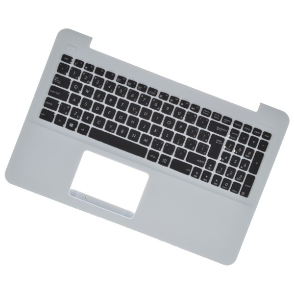 Klawiatura do laptopa Asus X554LJ-X0076H CZ / SK biała, Palmrest, Bez touchpada