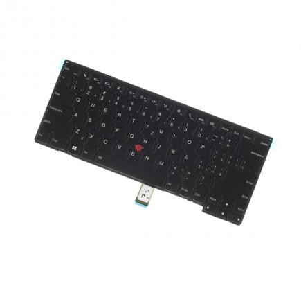Klawiatura do laptopa Lenovo ThinkPad E450 CZ / SK czarna, podświetlana, Trackpoint