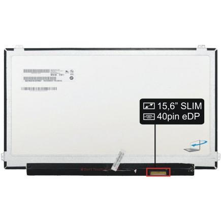 Kompatibilní LTN156FL03 matryca do laptopa 15,6" 4K UHD LED 40 pin eDP SLIM UB/SB - świecąca