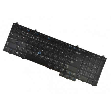 Klawiatura do laptopa Dell kompatibilní 0MX8J CZ / SK czarna, podświetlana, Trackpoint