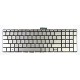 Klawiatura do laptopa HP Pavilion 15-BC CZ / SK srebro, bez ramki, podświetlany