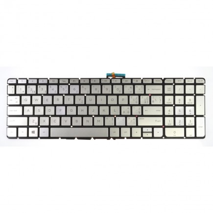Klawiatura do laptopa HP Pavilion 15-BC008NC CZ / SK srebro, bez ramki, podświetlany