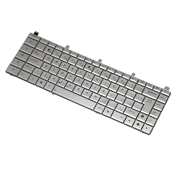 Klawiatura do laptopa ASUS N45S czeska srebrna