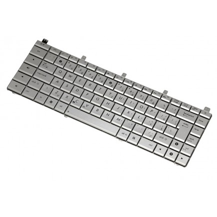 Klawiatura do laptopa ASUS N45Sl czeska srebrna