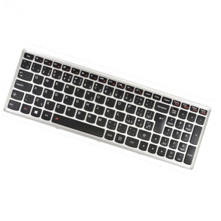 Klawiatura do laptopa Lenovo IdeaPad U510 srebrna CZ / SK 