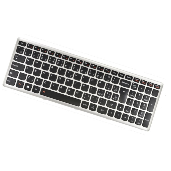 Klawiatura do laptopa Lenovo IdeaPad Z710 srebrna CZ / SK 