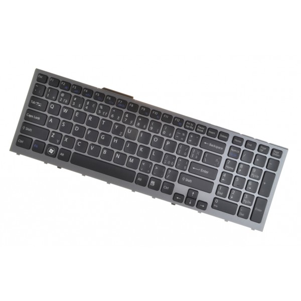 Klawiatura do laptopa Sony Vaio VPC-F13RFX CZ / SK srebrna