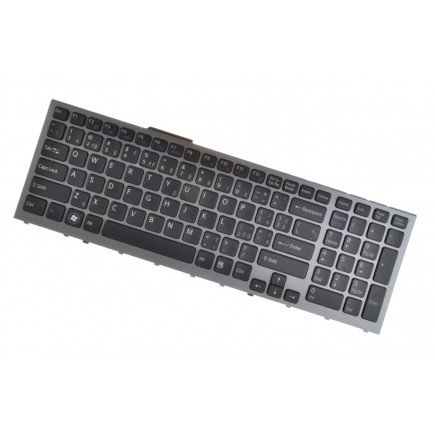 Klawiatura do laptopa Sony Vaio VPC-F13TFX CZ / SK srebrna