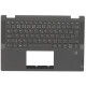 Klawiatura do laptopa Kompatibilní Lenovo 5CB1C48285 CZ / SK czarna, Palmrest, Bez touchpada, Podświetlana