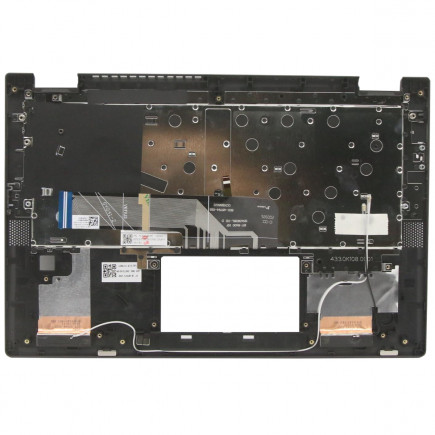 Klawiatura do laptopa Kompatibilní Lenovo 5CB1C48285 CZ / SK czarna, Palmrest, Bez touchpada, Podświetlana