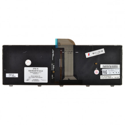 Klawiatura do laptopa Kompatibilní 00918M CZ / SK Czarny, podświetlany, z ramką