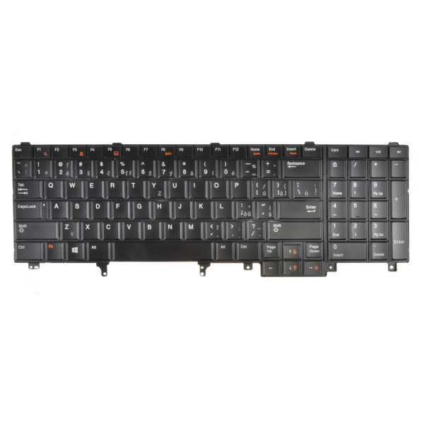 Klawiatura do laptopa Kompatibilní 048P9P CZ / SK czarny, podświetlany, z ramką