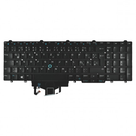 Klawiatura do laptopa Kompatibilní 00JX78 bez ramki, czarna CZ/SK/DE, podświetlana
