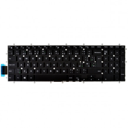 Klawiatura do laptopa Dell Inspiron 3780 czeska czarny, bez ramki