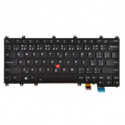 Klawiatura do laptopa Kompatibilní 00PA132 CZ / SK Czarny, Podświetlany, Z ramką