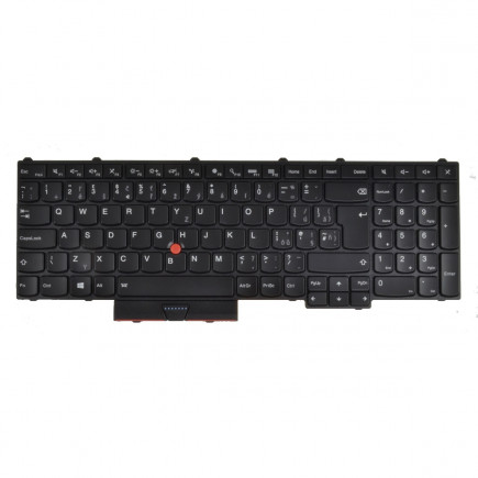 Klawiatura do laptopa Kompatibilní 00PA288 CZ / SK Czarny, Podświetlany, Z ramką