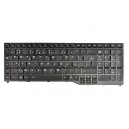 Klawiatura do laptopa Fujitsu Siemens LIFEBOOK U757 CZ / SK Czarny, Podświetlany, Z ramką