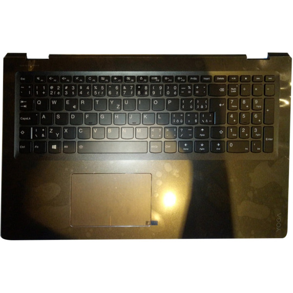 Klawiatura do laptopa Kompatibilní 5CB0L66035 CZ / SK czarna, Palmprest, Bez touchpada