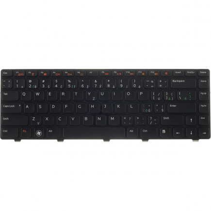 Klawiatura do laptopa Dell Inspiron 13 CZ / SK czarny, podświetlany, z ramką