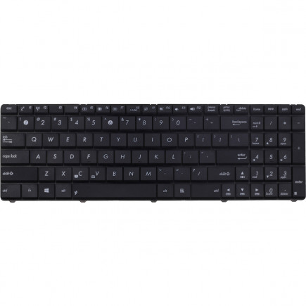 Klawiatura do laptopa Kompatibilní 04GN0K1KRU00-6 CZ / SK czarny, bez podświetlenia, z ramką