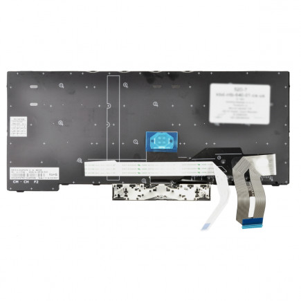 Klawiatura do laptopa Kompatibilní 01EN976 CZ / SK czarny, bez podświetlenia, z ramką