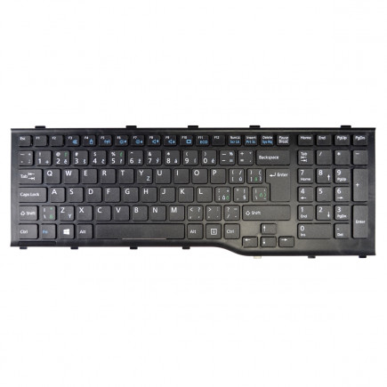 Klawiatura do laptopa Fujitsu Siemens LIFEBOOK AH562 CZ / SK czarny, bez podświetlenia, z ramką