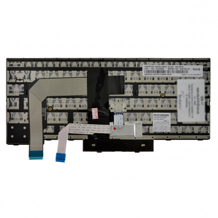 Klawiatura do laptopa Kompatibilní 01AX528 CZ / SK czarny, bez podświetlenia, z ramką