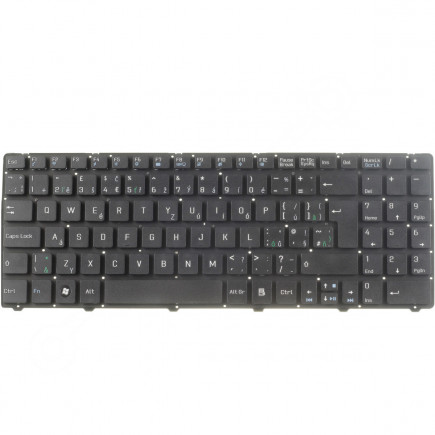 Klawiatura do laptopa MSI CX640 czeska czarny, bez ramki, bez podświetlenia