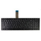 Klawiatura do laptopa Asus X550V czeska czarny, bez ramki, bez podświetlenia
