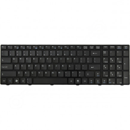 Klawiatura do laptopa MSI A7005 CZ / SK czarny, bez podświetlenia, z ramką