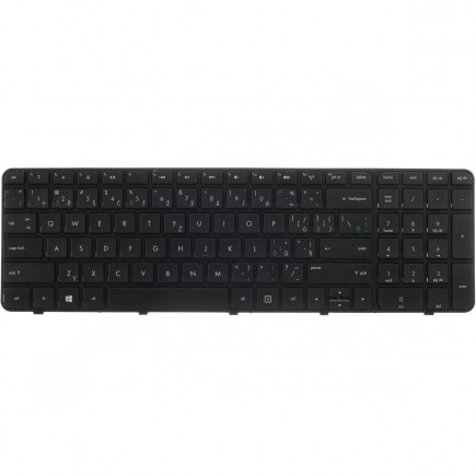 Klawiatura do laptopa Kompatibilní  633736 CZ / SK czarny, bez podświetlenia, z ramką