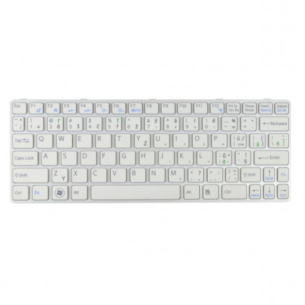 Klawiatura do laptopa Sony Vaio sve11125cx CZ / SK biały, bez podświetlenia, z ramką