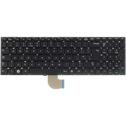 Klawiatura do laptopa Samsung NP-SF510 czeska czarny, bez ramki, bez podświetlenia