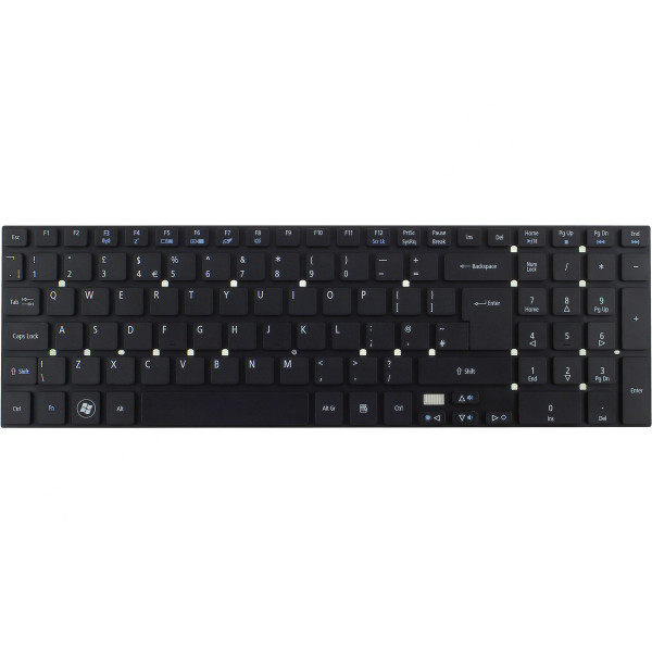 Klawiatura do laptopa Packard Bell EasyNote TS44HR B9504G50Mnww czeska czarny, bez ramki, bez podświetlenia