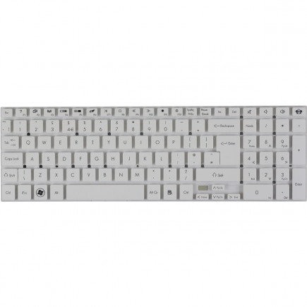 Klawiatura do laptopa Packard Bell EasyNote LS11 czeska biały, bez ramki, bez podświetlenia