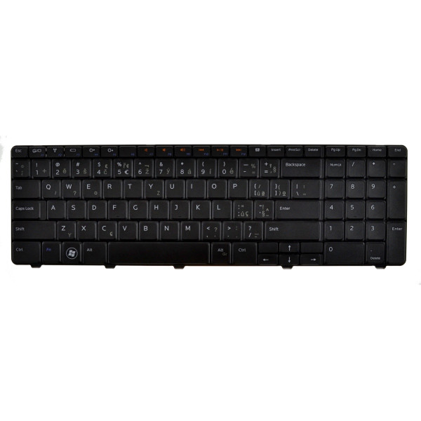 Klawiatura do laptopa Dell Inspiron 17 CZ / SK czarny, bez podświetlenia, z ramką