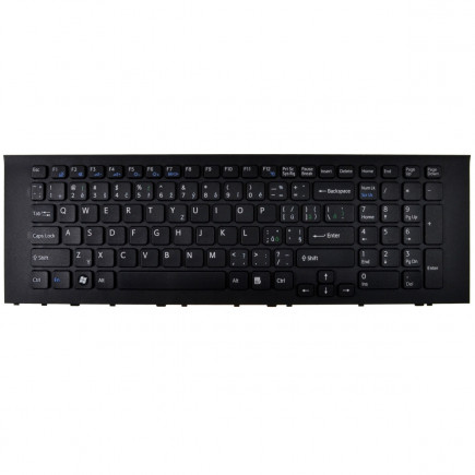 Klawiatura do laptopa Sony Vaio PCG-91211L CZ / SK czarny, bez podświetlenia, z ramką