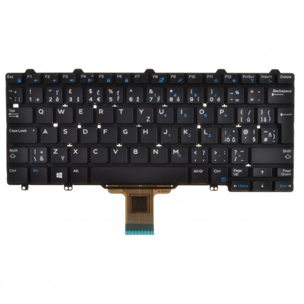 Klawiatura do laptopa Kompatibilní 0769G9 czeska czarny, bez ramki, bez podświetlenia